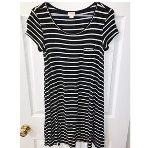 Target Mossimo Stripped Dress. Size Small